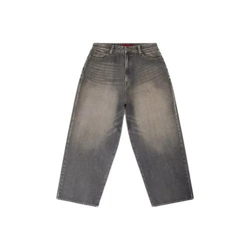 Jaded London GREY Washed XL Colossus Jeans Men's