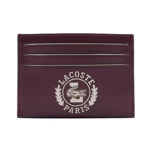 LACOSTE Кожа Держатель для карт Унисекс Коричневый