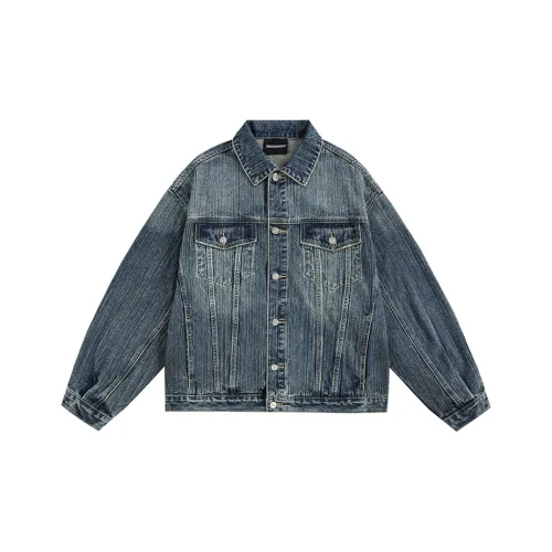 MAOQIAOYI Синий Унисекс Джинсовые куртки