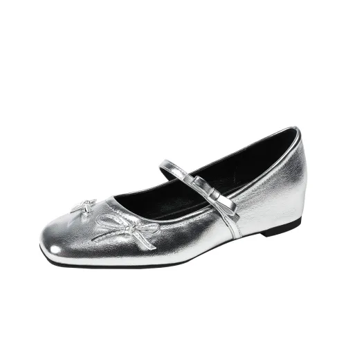 Beijiani Mary Jane Silver Женские