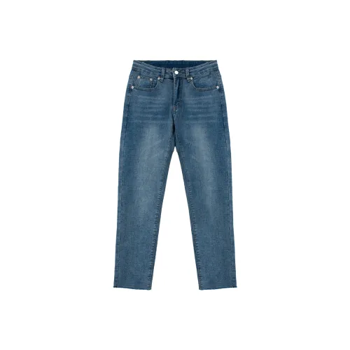 DAVID ME Весенние Осенние Джинсы Унисекс