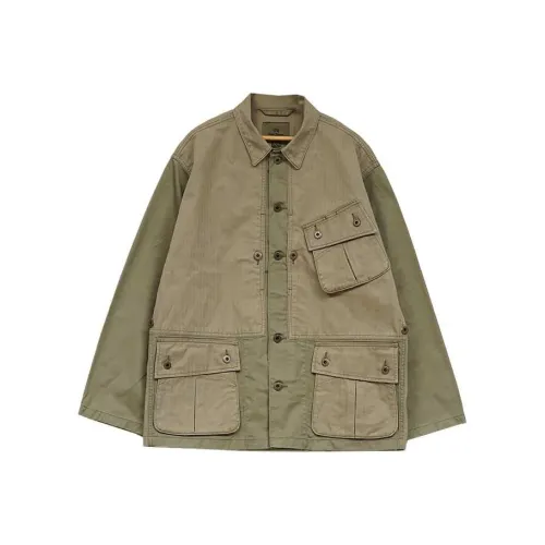 NIGEL CABOURN Зеленый Мужской Куртки