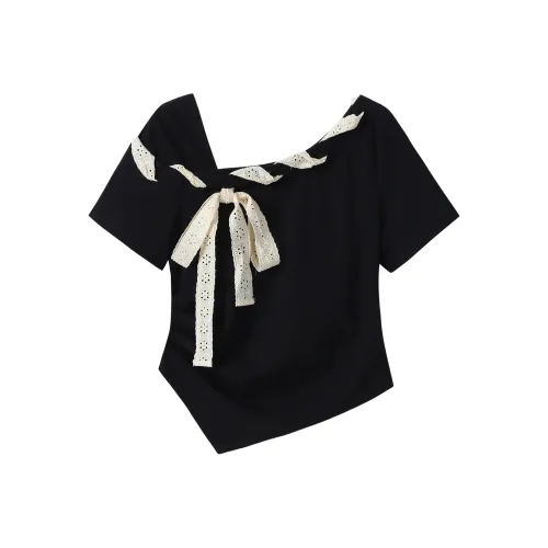 PEA Черные Женские T-рубашки