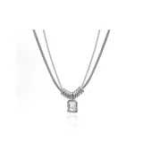 Циркон Белый Змейка Цепь