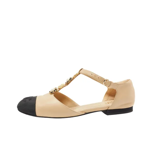 CHANEL 25P Spring Summer Женские повседневные туфли Бежевый Женские