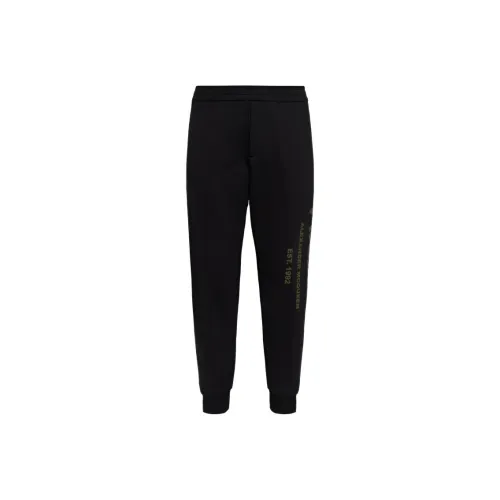 Alexander McQueen Черные Мужские Вязаные Спортивные Штаны