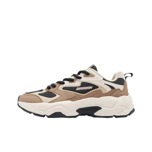 QIAODAN Star II Амортизация Противоскользящий Легкий Низкий Топ Толстая Подошва Мужские Кроссовки Железо-Серый Олень Рога Цвет