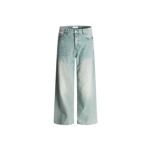 MR BENSE Бирюзовые Унисекс Джинсы