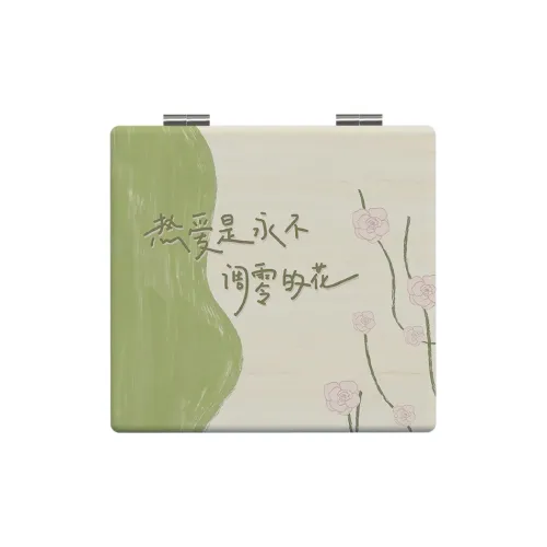 ECOHOME Ins GOOD Looking Текст Маленький Зеркальце Портативный Складной Двойной Сторонний