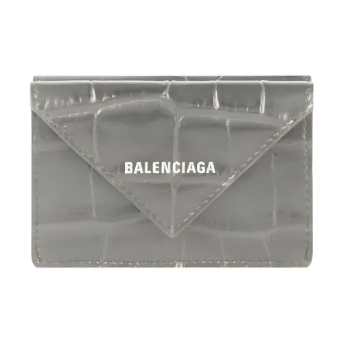 Balenciaga Телячья кожа Кошелек Мини Женский Серый