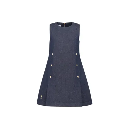 DIOR Темно-синий Kids Платья