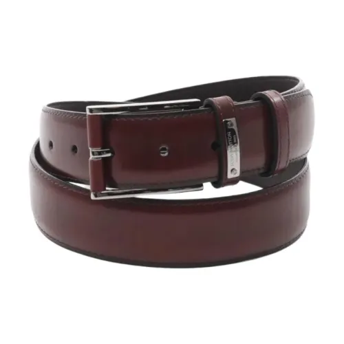 LOUIS VUITTON Кожаные ремни Мужской Коричневый 3,5CM