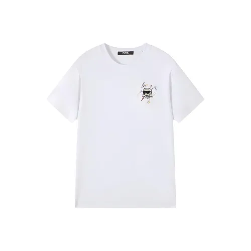 Karl Lagerfeld SS25 T-Shirt Мужской Белый