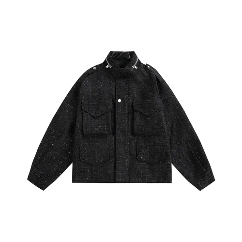 MAOQIAOYI Черный Унисекс Куртки