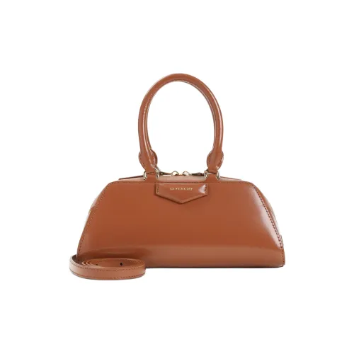 Givenchy Antigona Телячья кожа Сумка через плечо Сумка Обычная Женская Карамельно-коричневая