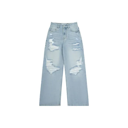 CALLED BACK Синий Женские Джинсы