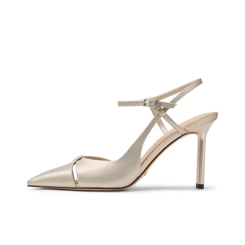 CHARLES KEITH Маленький CK Узкий каблук Высокие каблуки 9,7 см Женские Сливовый