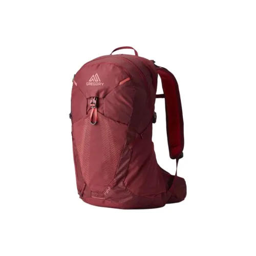 GREGORY 20L Альпинистский рюкзак Outdoor Сумка Переработанный нейлон Красный Унисекс