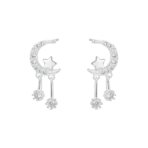 B Z Copper Alloy Stud Earrings Women's