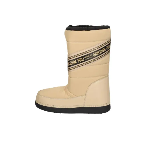 LOVE MOSCHINO Crew Сноубутсы Женские Бежевые