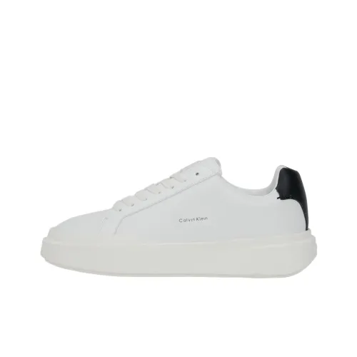 CKJ CALVIN KLEIN JEANS Низкие кроссовки для скейтбординга Женские Белые и Черные