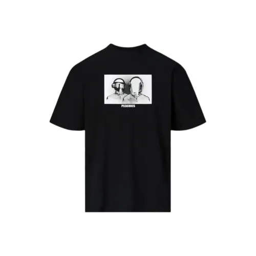 PLEASURES x DAFT PUNK Daft Punk Collaboration SS25 T-Shirt Унисекс