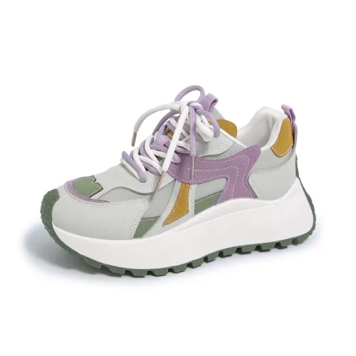 Dragon Dance MID Топ Толстая подошва Кроссовки Женские