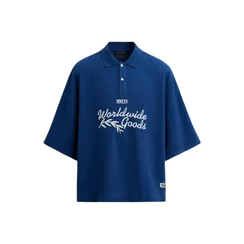 ZARA Синий Мужская Поло