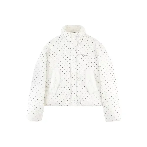 VKXOW Белый Женский пуховик