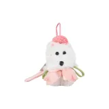 Щенок с тряпичным мехом + шарф Тюльпан