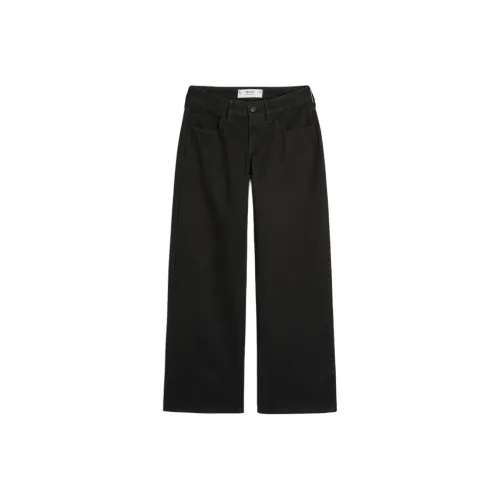 Hollister Черные Женские Джинсы