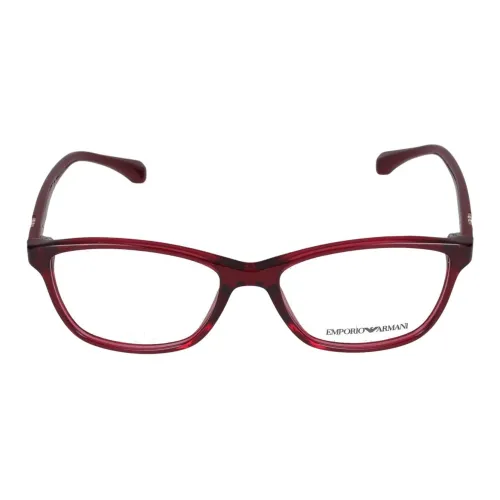 EMPORIO ARMANI Ацетат Прямоугольные Оправы для очков Женские Красные