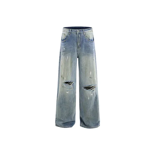 GBXM Синий Унисекс Джинсы