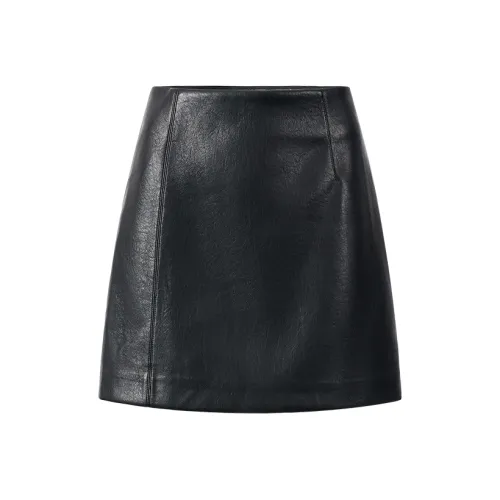 NAVIGARE Кожаные короткие юбки Женские