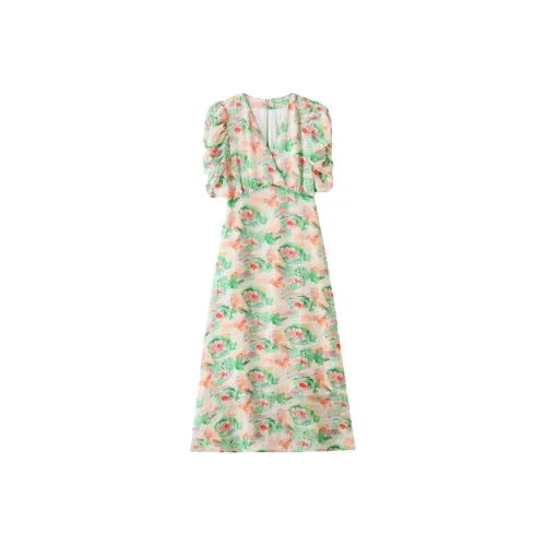 Devanro Короткий рукав Платье Женское