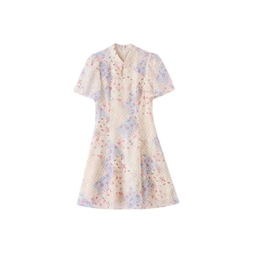 Devanro Короткий рукав Платье Женское