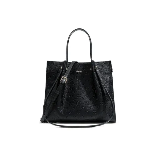 BETTINA VIVIAN ПУ (полиуретан) Сумка-тоут через плечо большая женская черная