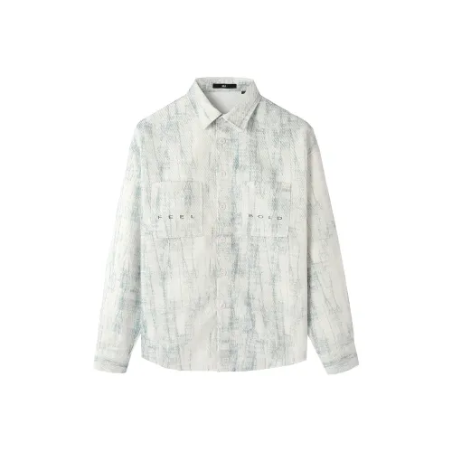 HLA Отбеленный Цветочный 92 Мужские Рубашки