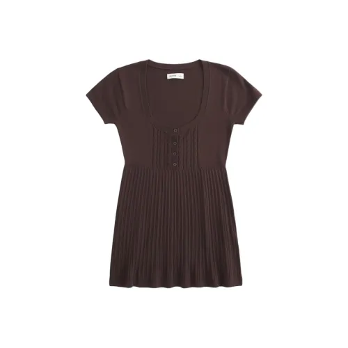 Hollister Коричневые Женские T-рубашки