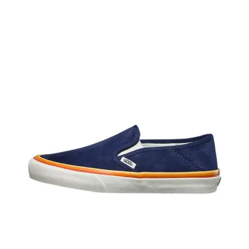 Vans Slip On Скейтборд Кроссовки Мужские Синие