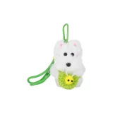 Щенок с кудрявой шерстью + Зеленая маленькая сумка