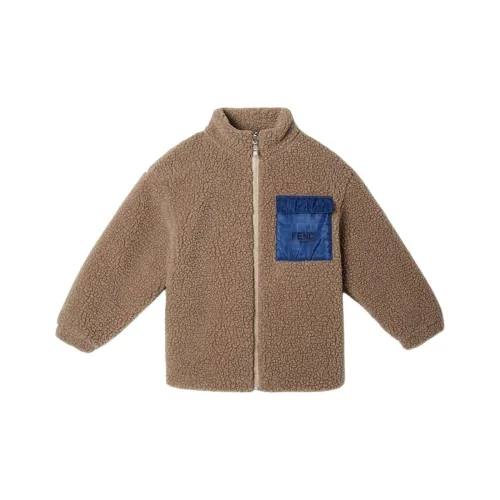 Fendi Бежевый KIDS Утеплённые куртки