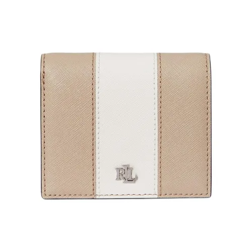 Ralph Lauren Кожа Кошелек Женские Березово-коричневый Мягкий белый