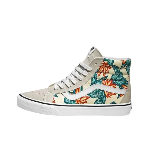Vans Sk8 HI Высокие Кроссовки для Скейтбординга Унисекс Белый Зеленый Красный