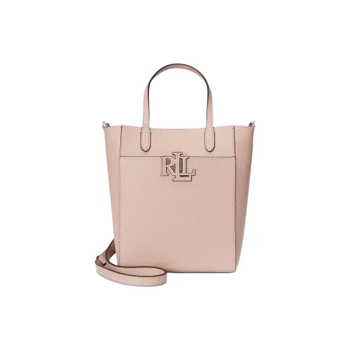 Ralph Lauren Cameryn Кожа Тоут Сумка Сумка для покупок Сумка Маленькая Женская Розовая