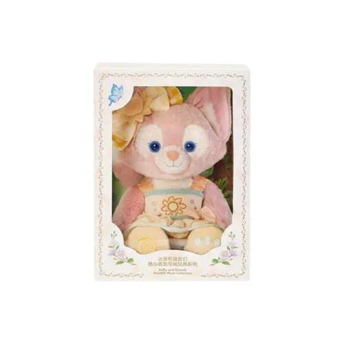Disney x DISNEYLAND Duffy и Friends Естественный цвет Linabell Бесплатно Стиль Куклы Плюшевая кукла 26 см Высота Шанхай Дисней