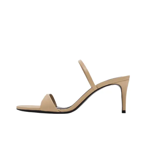 Schutz Rubber Slide Тапочки 7,5 см Женские Бежевые