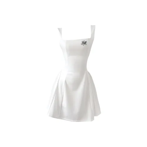 FOASIS Slip Платье Женское Белое
