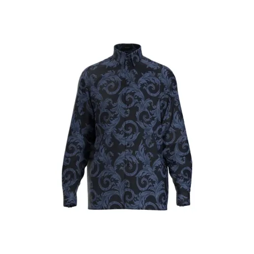 VERSACE Мужские Черные Рубашки