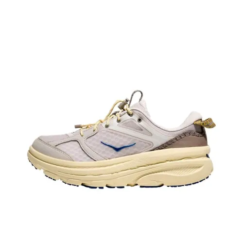 HOKA ONE ONE Bondi B3LS Повседневный Низкий Топ Серый Желтый Унисекс
